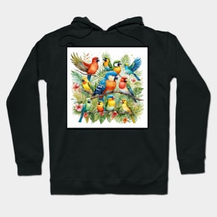 Birds & Parrots Hoodie